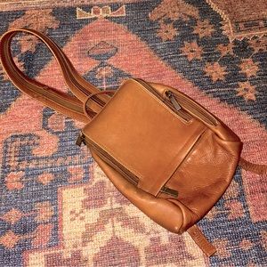 Wilson leather mini backpack